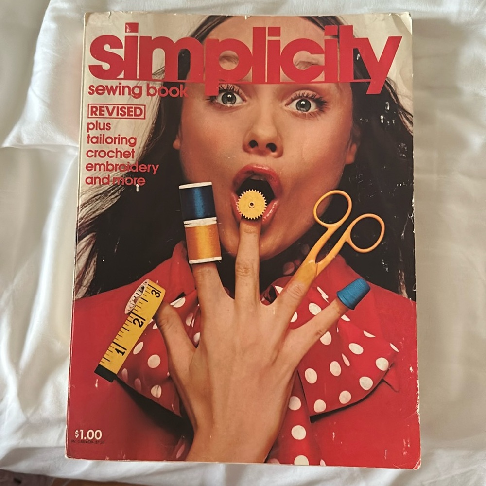 Vintage 1973 Simplicity Sewing Book in very nice condition